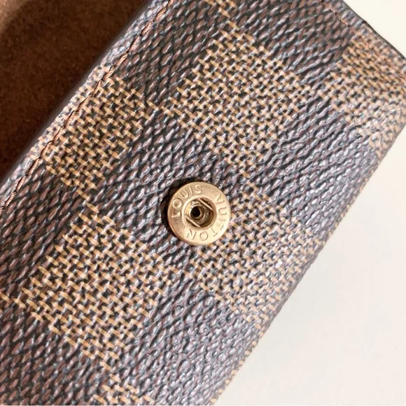 Louis Vuitton sterling silver trunk onyx cuff links in case - Picture 9 of 17